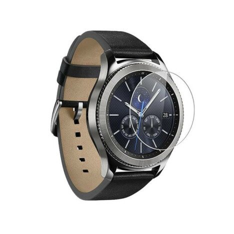 Folie de protectie iUni pentru Smartwatch Samsung Gear S3 Plastic Transparent